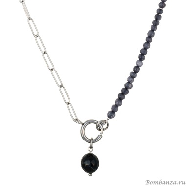 Колье Fiore Luna, AGAT GREY